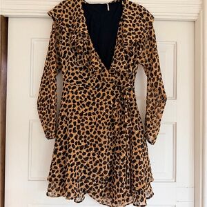 Free People Animal Print Dress